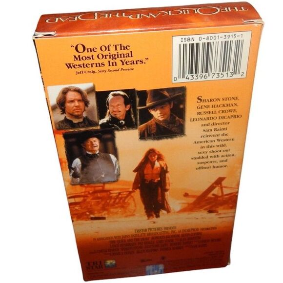 The Quick And The Dead 1995 TriStar Pictures vintage VHS in original case - Picture 3 of 5